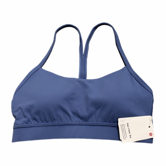 NWT Lululemon Flow Y Bra *Nulu A-C Cups (Brilliant Blue) Size 4